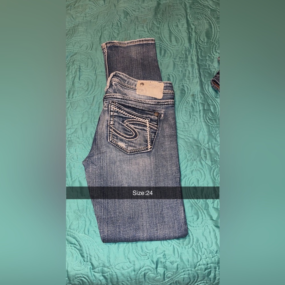 Silver jeans size 24 women bootcut.